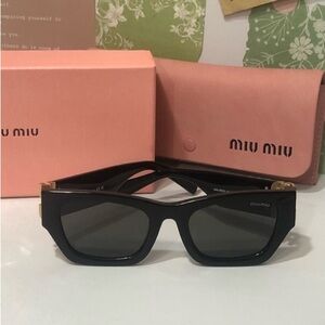 Miu Miu Black Sunglasses